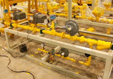 Leak test on gas train